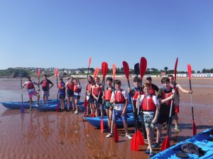 RN section kayaking Eastbourne College