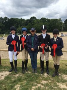 equestrian team Eastbourne College at Felbridge