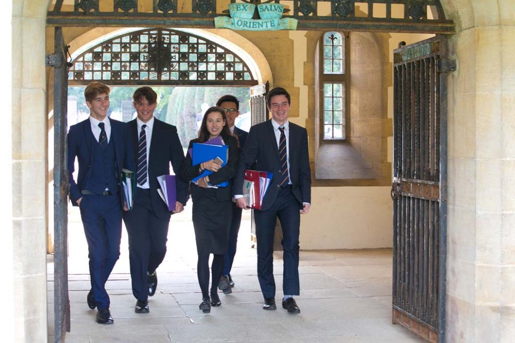 eastbourne college admissions sixth form pupils walking