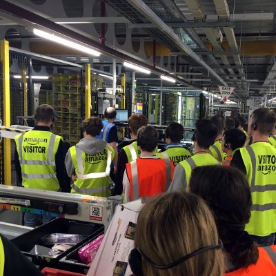 business a-level trip to Amazon fulfilment centre