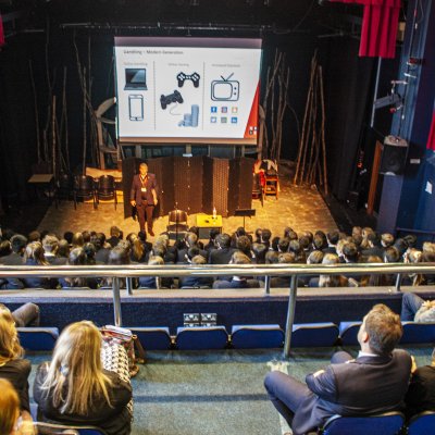 patrick foster talks to year 9 about the pitfalls of gambling and addiction