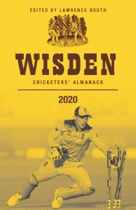 wisden cricketer's almanack cover for 2020