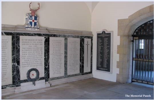 memorial arch plaques