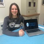 Charlotte signs US university tennis scholarship contract