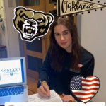 Tegan signs US university tennis scholarship contract