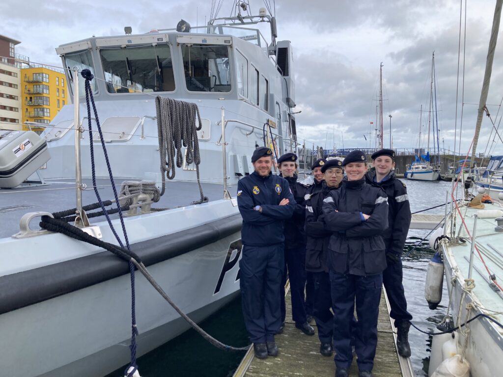 Cadets welcome HMS Puncher